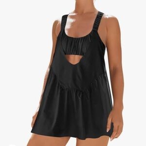 buss workout dress black